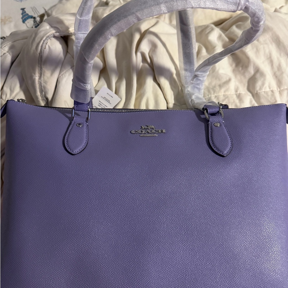 Coach Purple Tote Bag